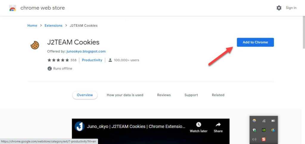 J2Team Cookies Chrome Extension