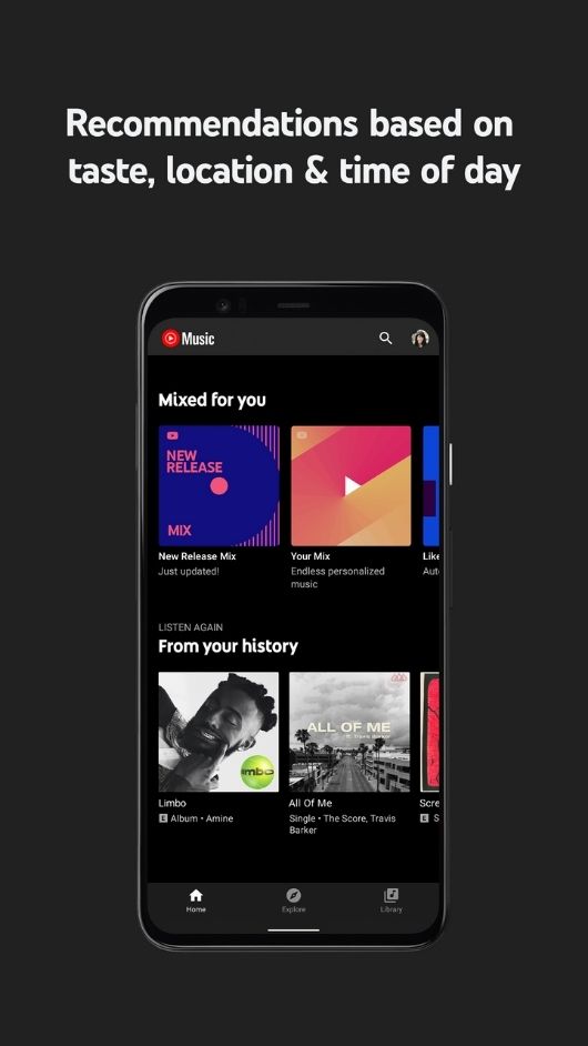 YouTube Music background play