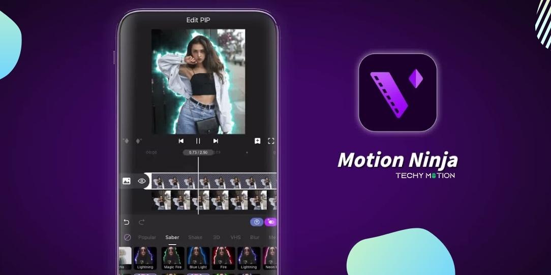 Motion Ninja v4.1.1 Apk + MOD (PRO Freigeschaltet) icon